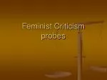 Feminist Criticism probes - slide 1