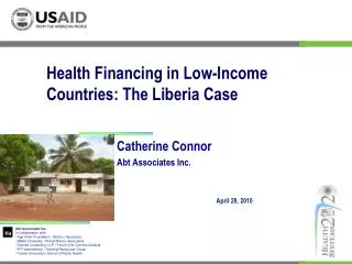 Health Financing in Low-Income Countries: The Liberia Case