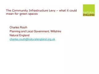 The Community Infrastructure Levy – what it could mean for green spaces