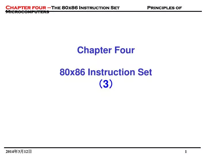 chapter four 80x86 instruction set 3