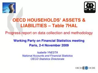 OECD HOUSEHOLDS’ ASSETS &amp; LIABILITIES – Table 7HAL
