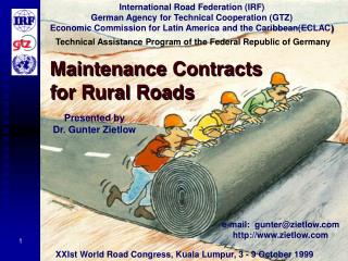Maintenance Contracts for Rural Roads