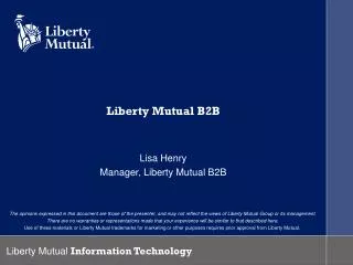Liberty Mutual B2B