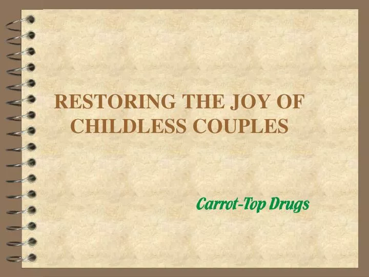 restoring the joy of childless couples