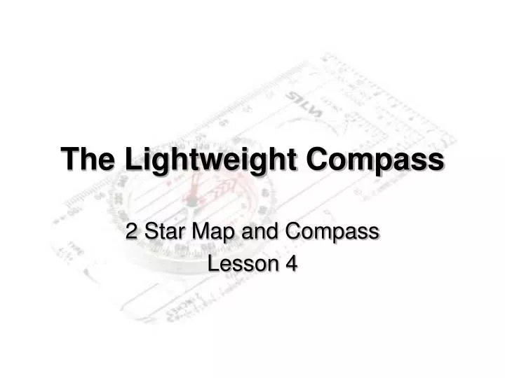 the lightweight compass