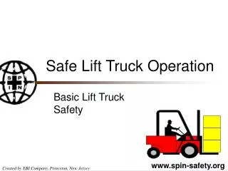 Safe Lift Truck Operation