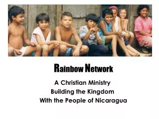 A Christian Ministry Building the Kingdom With the People of Nicaragua