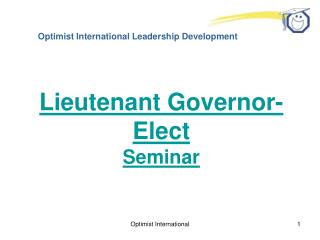 Optimist International Leadership Development
