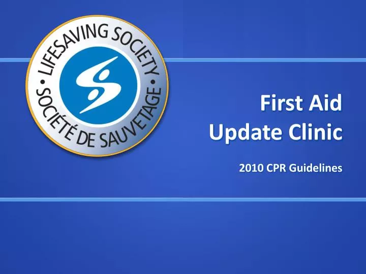first aid update clinic