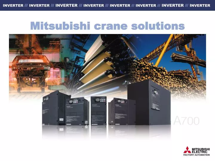 mitsubishi crane solutions