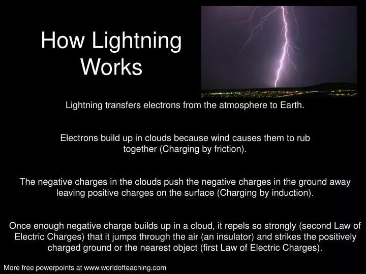 how lightning works