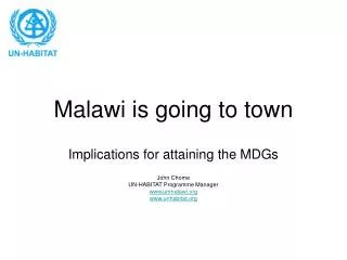 Malawi is going to town