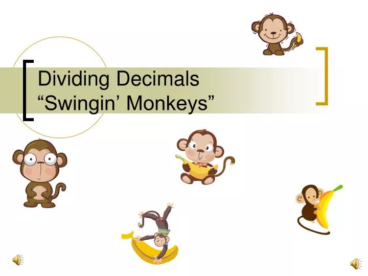 dividing decimals swingin monkeys
