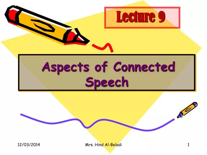 aspects of connected speech