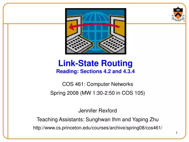 link state routing reading sections 4 2 and 4 3 4