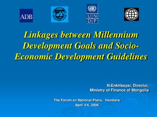 Linkages between Millennium Development Goals and Socio-Economic Development Guidelines