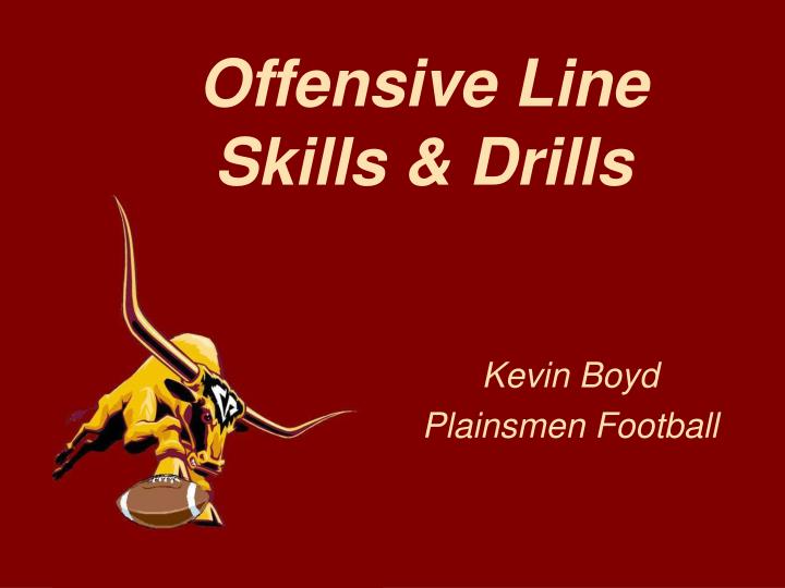 offensive line skills drills