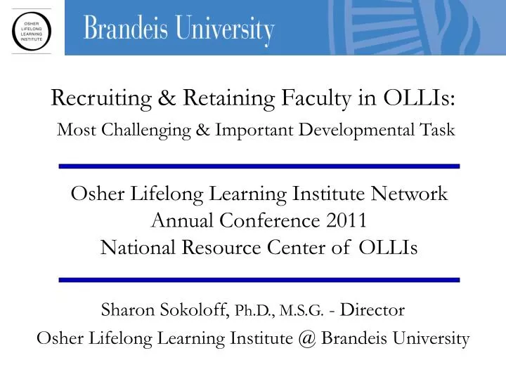 recruiting retaining faculty in ollis most challenging important developmental task