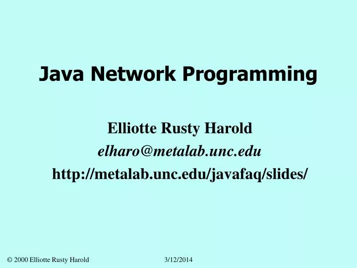 java network programming