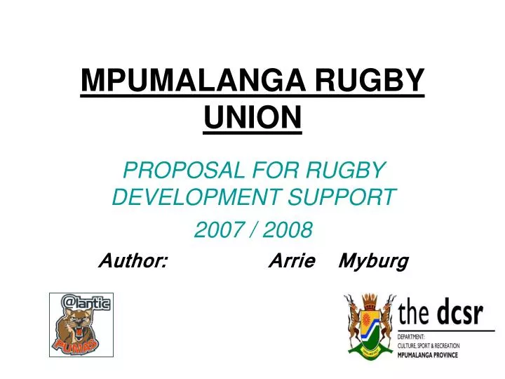 mpumalanga rugby union