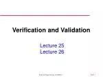 Lecture 25 Lecture 26