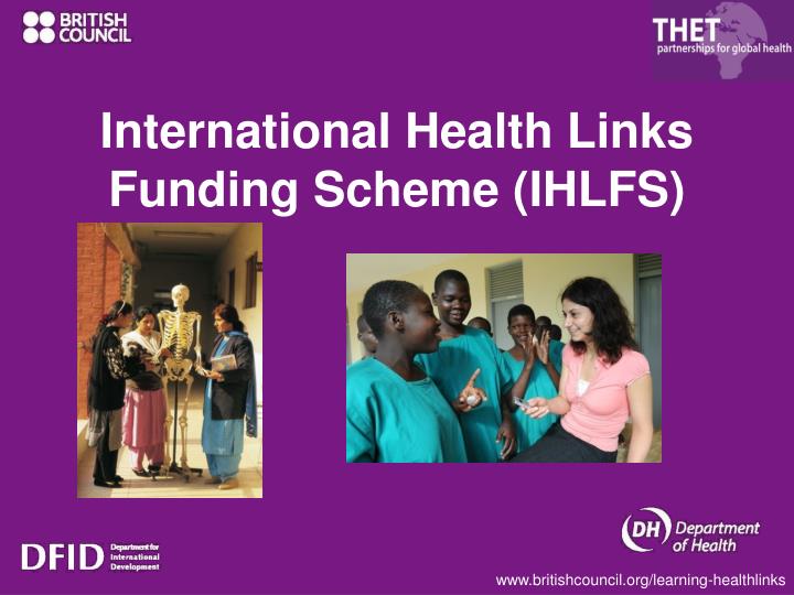 international health links funding scheme ihlfs