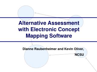 Alternative Assessment with Electronic Concept Mapping Software