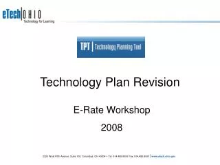 Technology Plan Revision