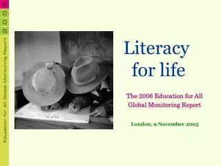 Literacy for life