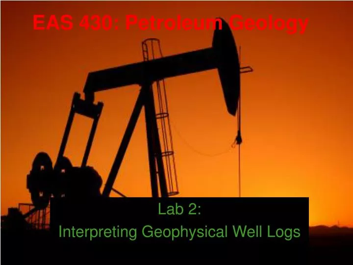 eas 430 petroleum geology