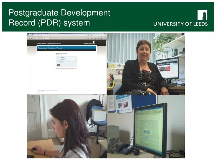 postgraduate development record pdr system