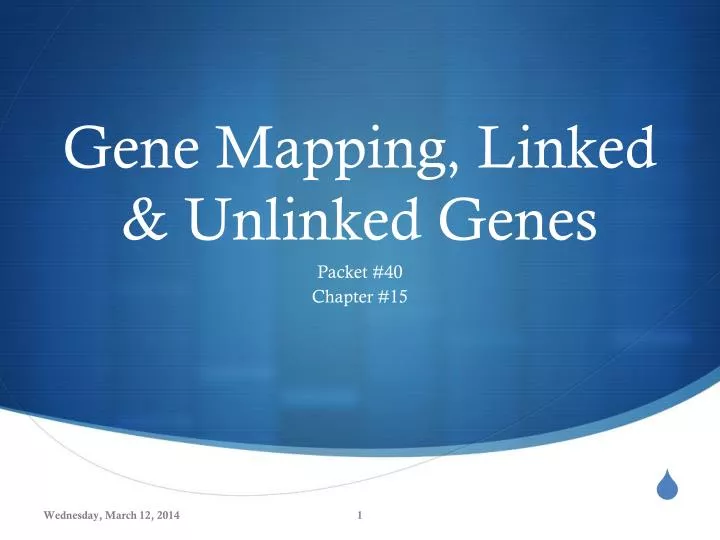 gene mapping linked unlinked genes