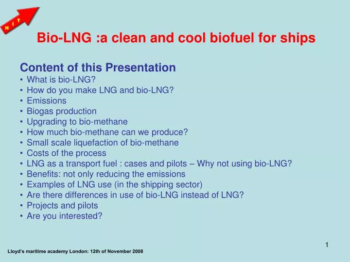 bio lng a clean and cool biofuel for ships
