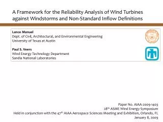 A Framework for the Reliability Analysis of Wind Turbines against Windstorms and Non-Standard Inflow Definitions