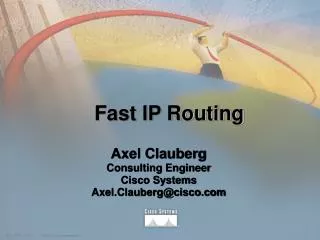 Fast IP Routing
