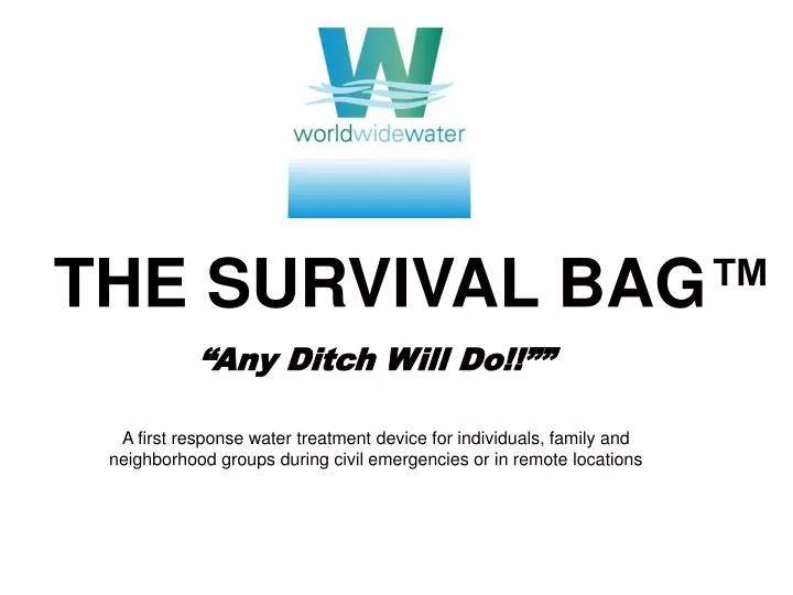 the survival bag