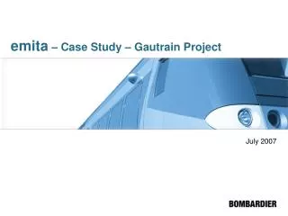 emita – Case Study – Gautrain Project