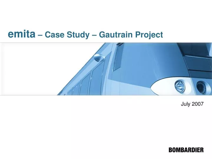 emita case study gautrain project