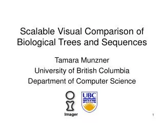 Scalable Visual Comparison of Biological Trees and Sequences
