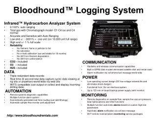 Bloodhound™ Logging System