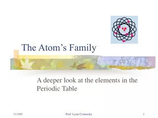 The Atom’s Family