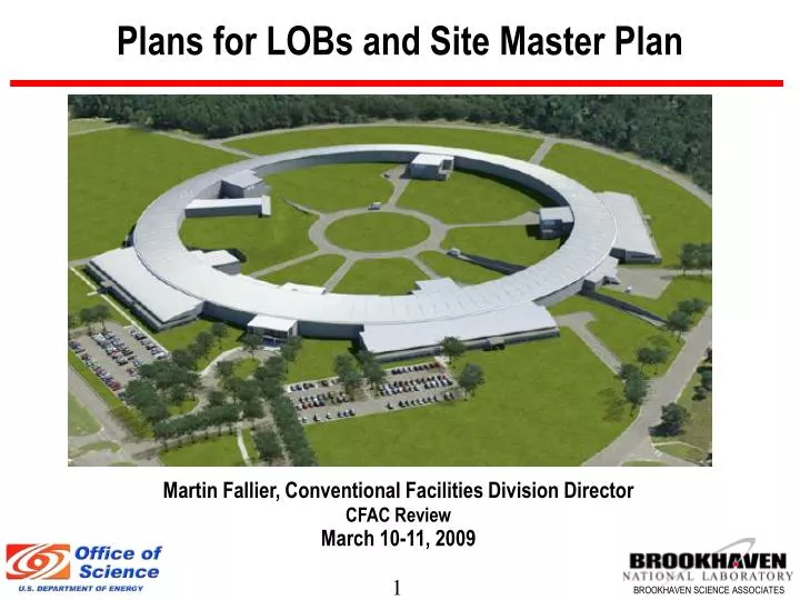 plans for lobs and site master plan