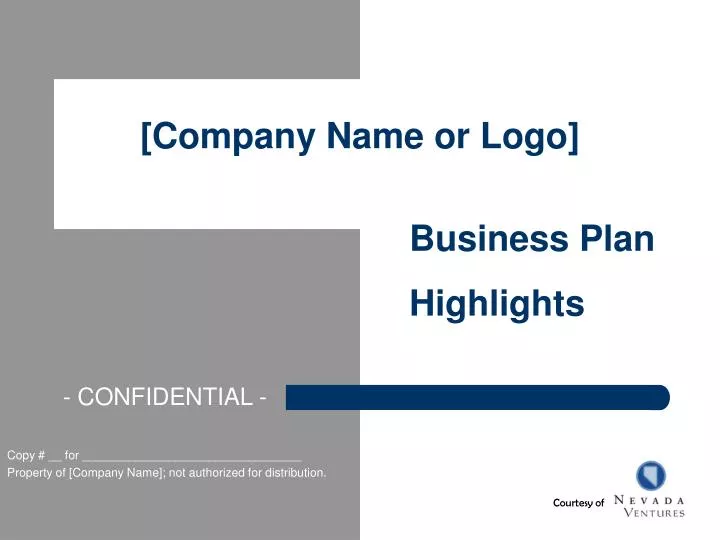 company name or logo