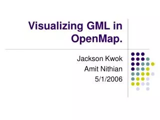Visualizing GML in OpenMap.