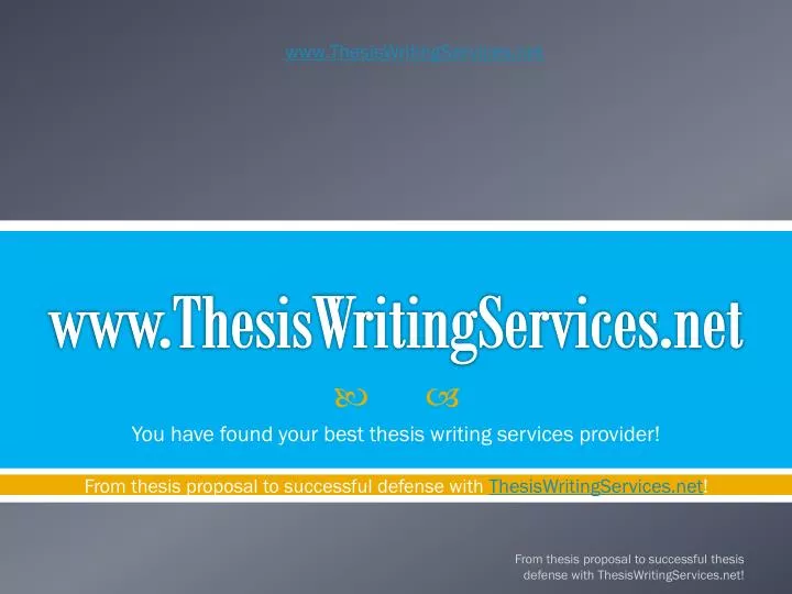 www thesiswritingservices net