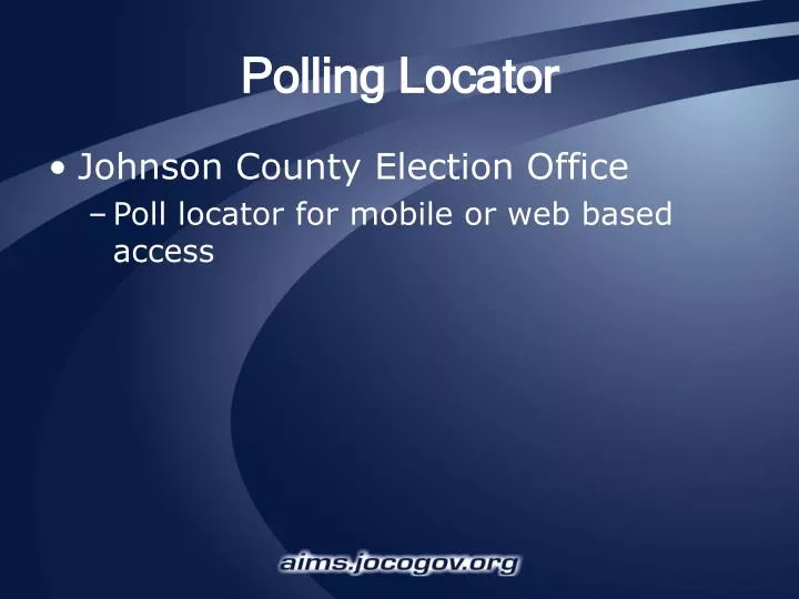 polling locator
