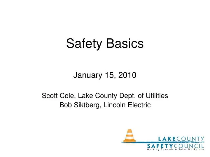 safety basics