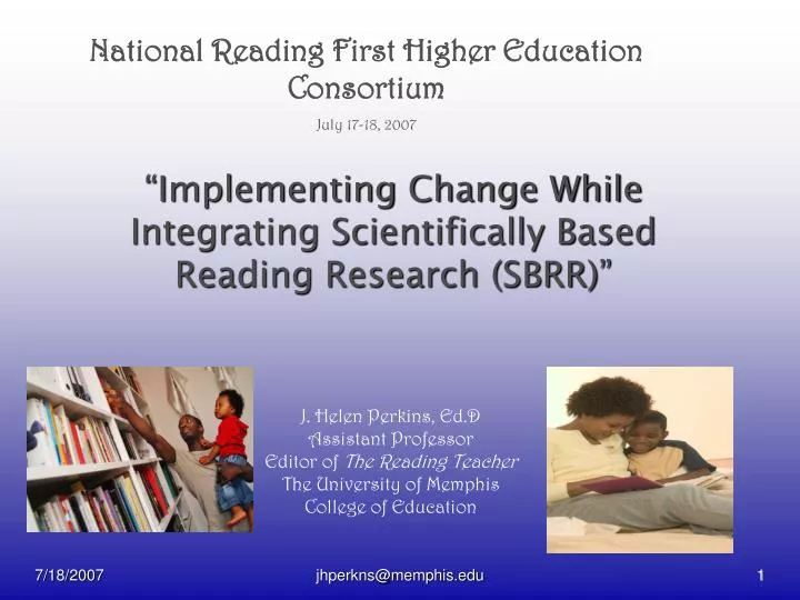 implementing change while integrating scientifically based reading research sbrr