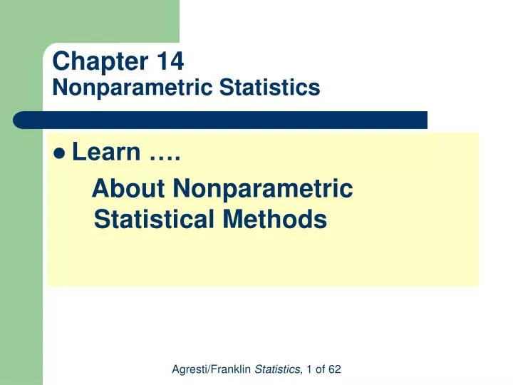 chapter 14 nonparametric statistics