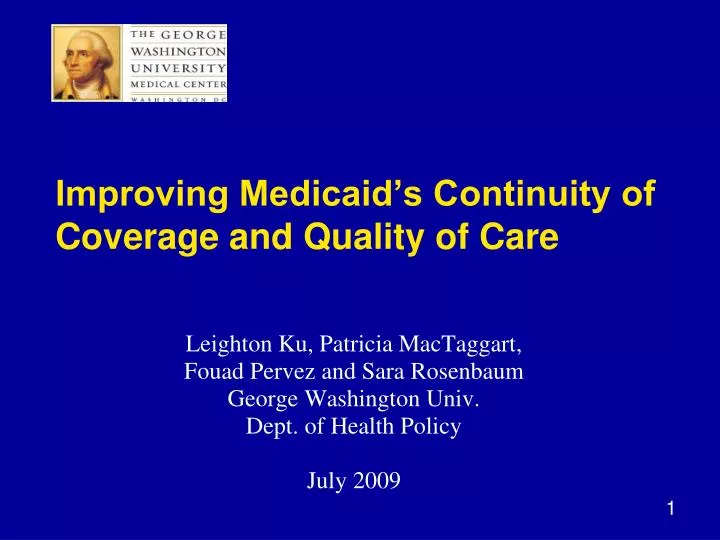 improving medicaid s continuity of coverage and quality of care